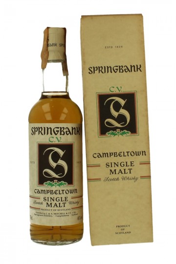 SPRINGBANK CV Bot.90's 70cl 46% - Products - Whisky Antique, Whisky ...