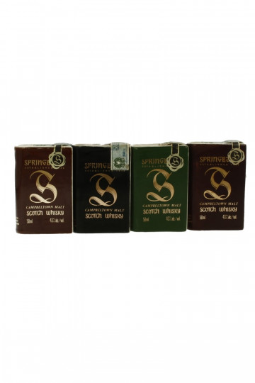 Springbank Miniatures 4x5cl 43% Ceramic Books volume I-II-III-IV