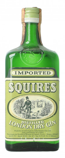 Squires  Gin 1960 -1970 circa 75cl 47%