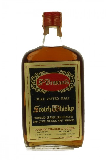 ST DROSTAN Pure Vatted Malt Bot.70's 43% Duncan Fraser