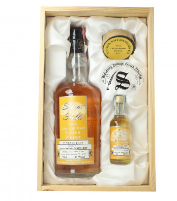 St Linlitgow (St Magdalene) Lowland Whisky Distillery 22 Years Old 1975 1998 70cl 51.7% Signatory  -Silent Still cask 96/3/01 with miniature