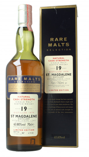 St Magdalene Lowland  Scotch Whisky 19 year old 1979 1998 70cl 63.8% OB  - Rare Malts selection bott 6950