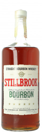 StillBrook Straight Bourbon Whiskey 4 Year old - Bot.60's or 70's 1 Litre 86 US Proof