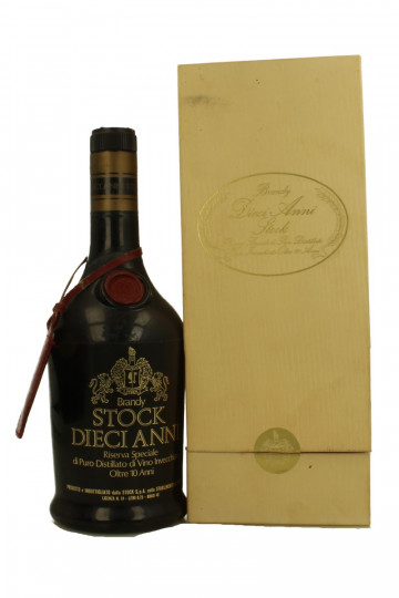 Stock  Brandy 10 years old Bot 60/70's 75cl 40% OB-