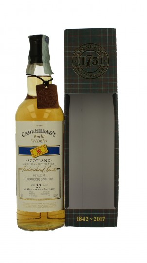 STRATHCLYDE 27 Years old bottled 2017 70cl 52.8% Cadenhead's - World Whiskies