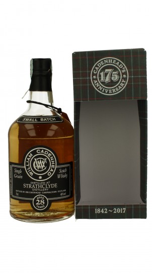 STRATHCLYDE 28 years old 1989 2017 70cl 46% Cadenhead's - Small Batch-175th Anniversary