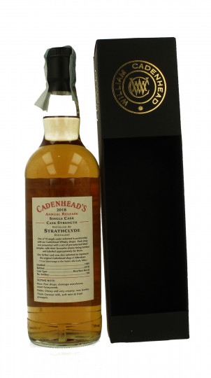 STRATHCLYDE 29 Years Old 1989 2018 70cl 54.2% Cadenhead's - Whisky Shop Milan