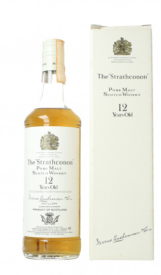 STRATHCONON Single malt Scotch Whisky 12 year old Bot.70's 75cl 40% James Buchanan