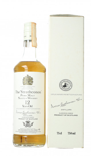 STRATHCONON Single malt Scotch Whisky 12 year old Bot.70's 75cl 40% James Buchanan