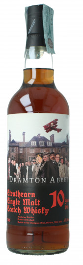 Strathearn highland   Scotch whisky DRAMTON ABBEY 10 years Old 2014 2024 edition 70cl 57.1% OB- Sherry cask - Special Edition Pre War Whisky Tour "Charity Bottle in Diego Memory