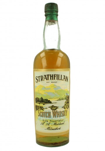 STRATHFILLAN Bot.early 1900 75cl 70&deg;proof Muirhead
