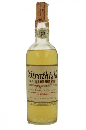 STRATHISLA 10 years old Bot. in the  60'S /70's 75cl 43%