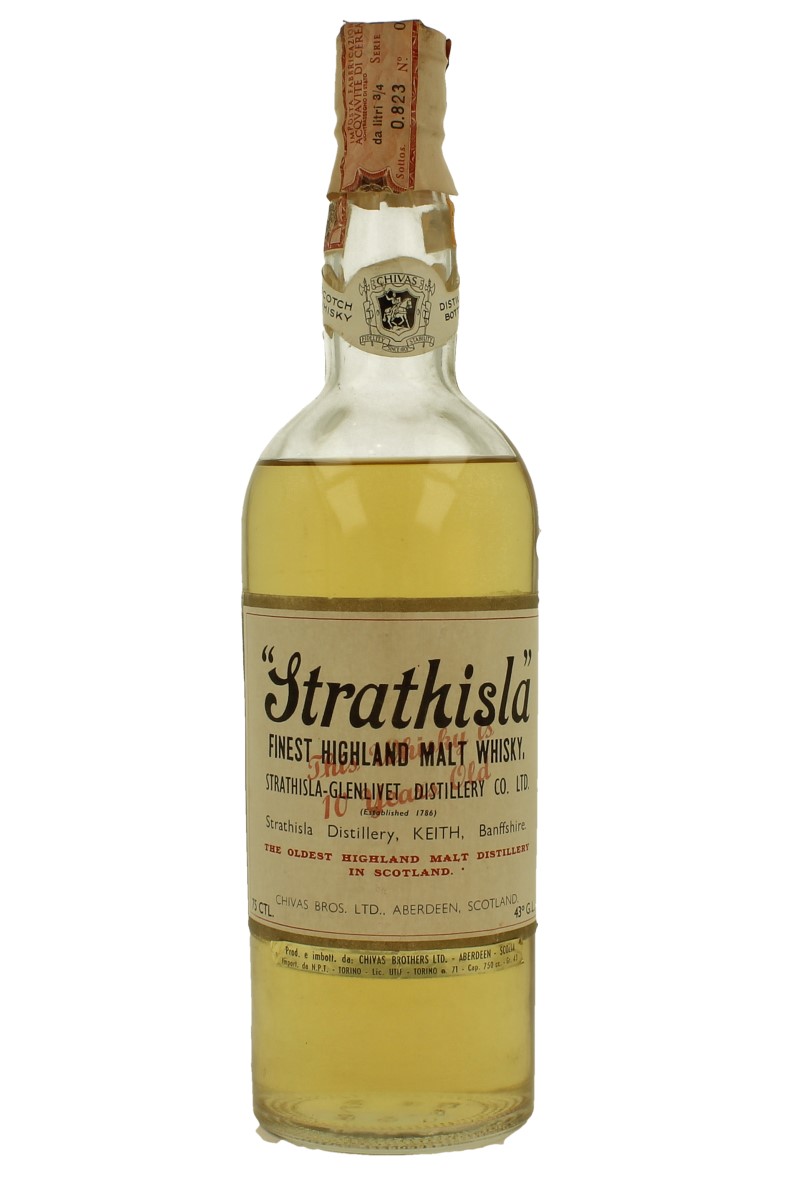 STRATHISLA 10 years old Bot. in the 60'S /70's 75cl 43% - Products