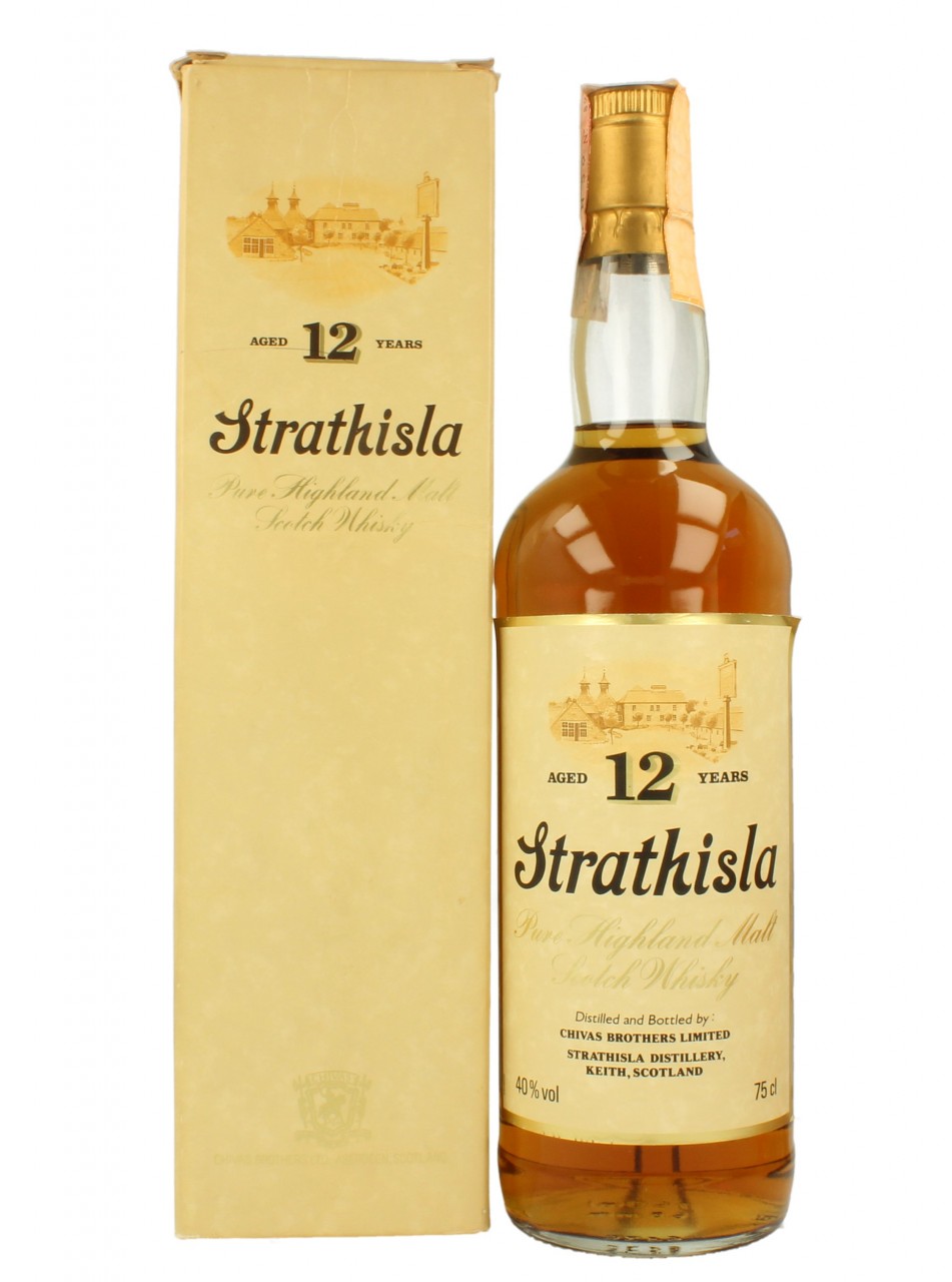STRATHISLA 12yo Bot.80's 75cl 40% OB - Products - Whisky Antique