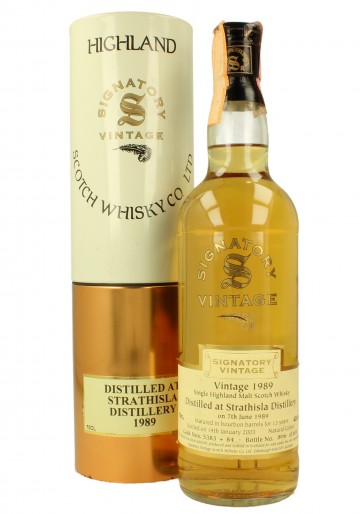 STRATHISLA 13yo 1989 2003 70cl 43% Signatory - #5383/84