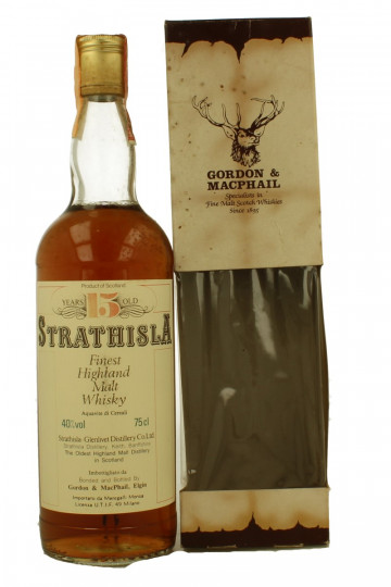 STRATHISLA 15 Years Old - Bot.70's-80's 75cl 40% Gordon MacPhail