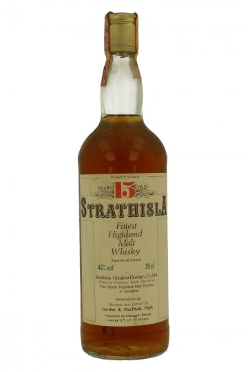 STRATHISLA 15 years old Bot 80's 75cl 40% Gordon MacPhail