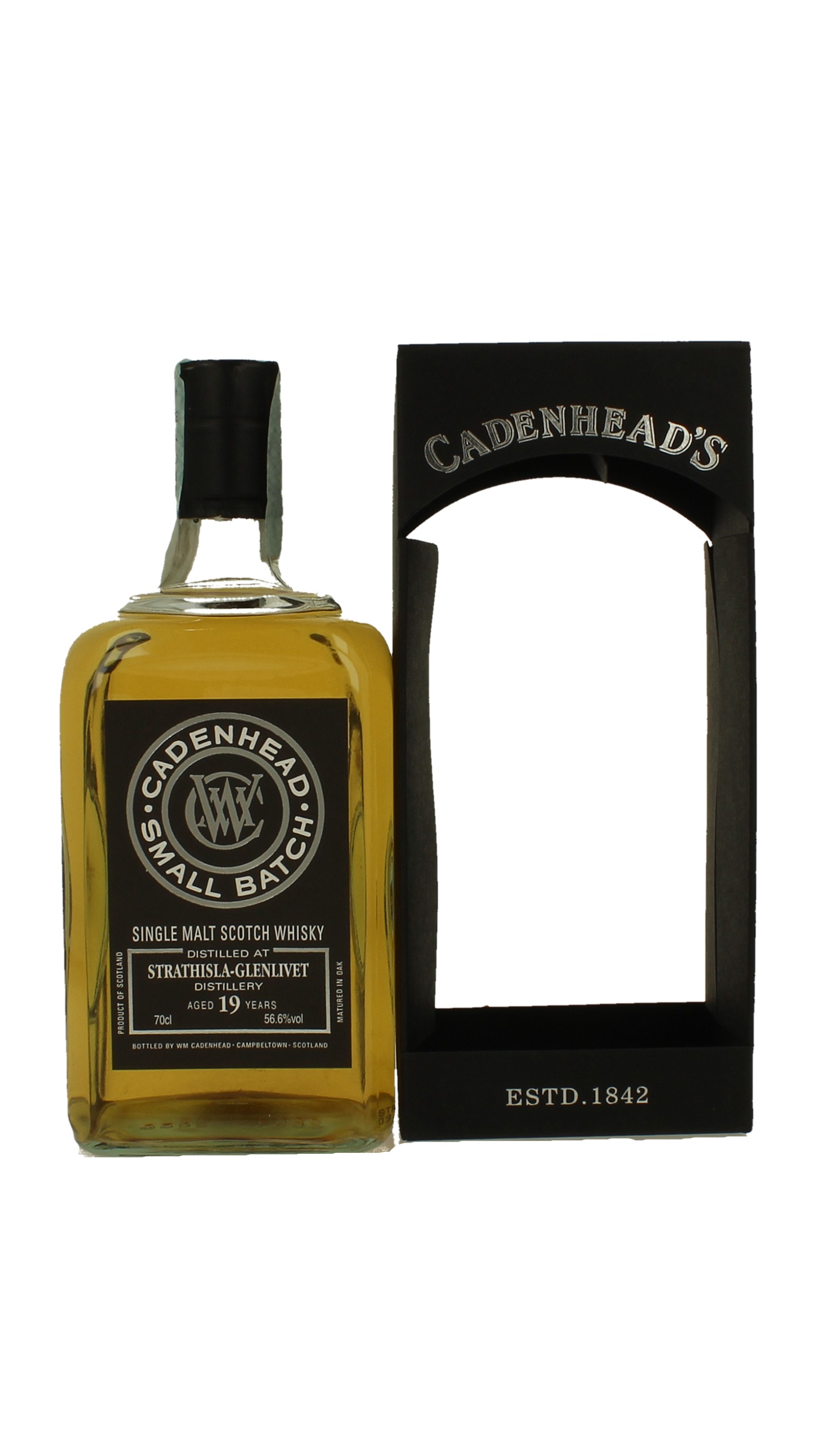 STRATHISLA 19 years old 1997 2016 70cl 56.6% Cadenhead's - Small