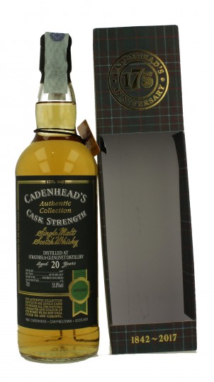 STRATHISLA 20 years old 1997 2017 70cl 55.8% Cadenhead's - Authentic Collection-175th anniversary