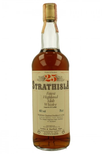 STRATHISLA 25yo Bot.80's 75cl 40% Gordon MacPhail