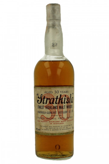 STRATHISLA 30 Years Old 1954 1984 75cl 40% Gordon MacPhail  and Intertrade