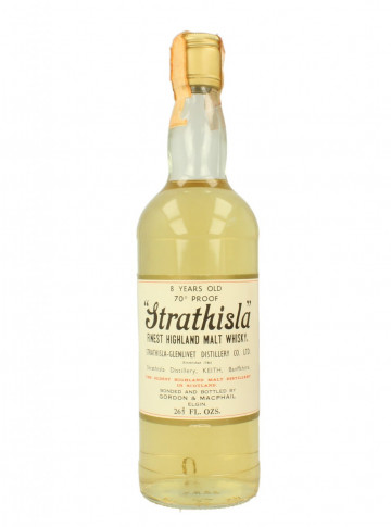 STRATHISLA 8yo Bot.70's 26-2/3 Fl.Ozs 70°proof Gordon MacPhail