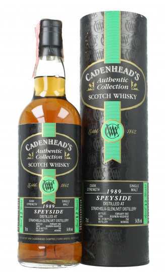 Strathisla Speyside Scotch Whisky 12 year old 1989 2002 70cl 54.9% Cadenhead -