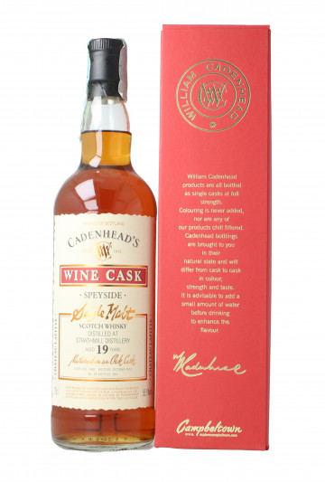 STRATHMILL 19yo 1995 2015 70cl 55.1% Cadenhead's - Wine cask