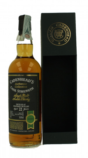 STRATHMILL 22 Years old 1995 2018 70cl 50.8% Cadenhead's - Authentic Collection