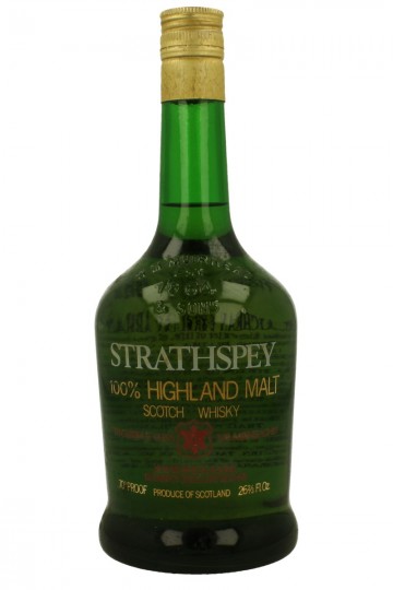 STRATHSPEY Malt bot 60/70's 26 2/3 Fl. Ozs 70 proof