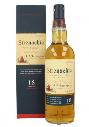 STRONACHIE highland malt 18 Years Old 70cl 46% A.D Rattray - Single Malt