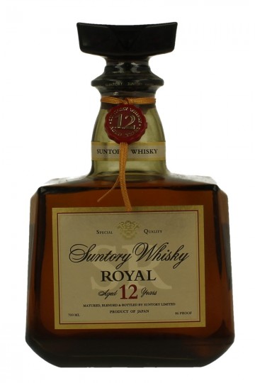 SUNTORY ROYAL SR 12 years old Bot.Late 90's early 2000 70cl 86 proof