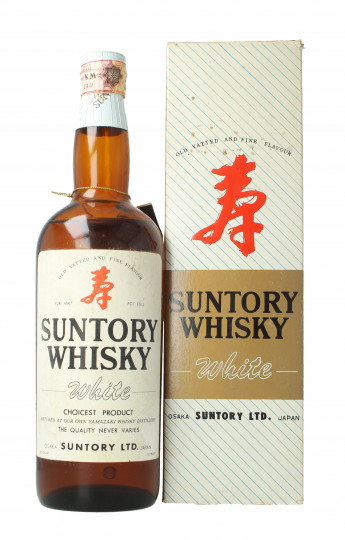 Suntory White  Japanese Old Vatted Whisky 1960 circa 75cl 43% OB  -