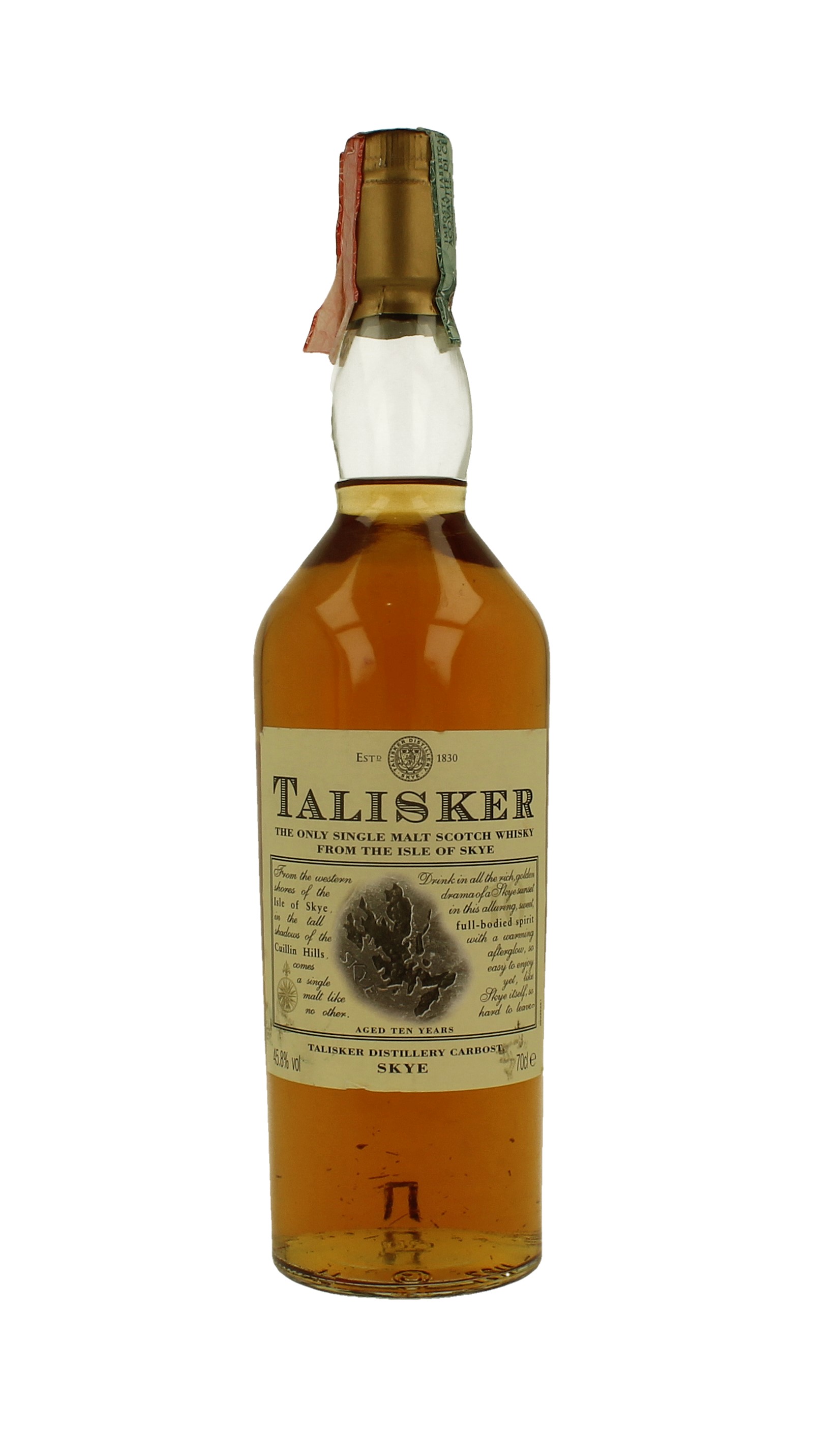 旧TALISKER 10年 700ml Talisker 10 Year Old Single Malt Scotch Whisky, 70cl | Malts