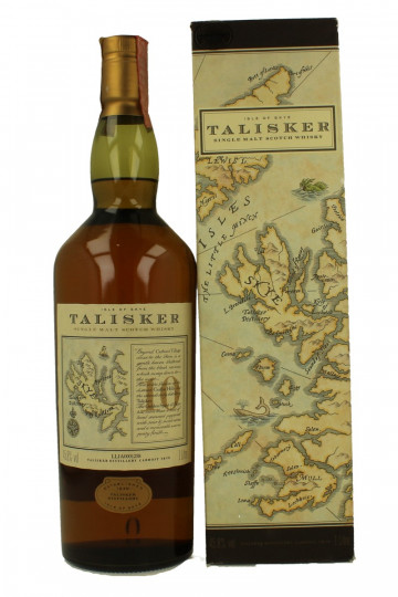TALISKER 10 Years Old Bot in The 90's 100cl 45.8% OB- Old Map label