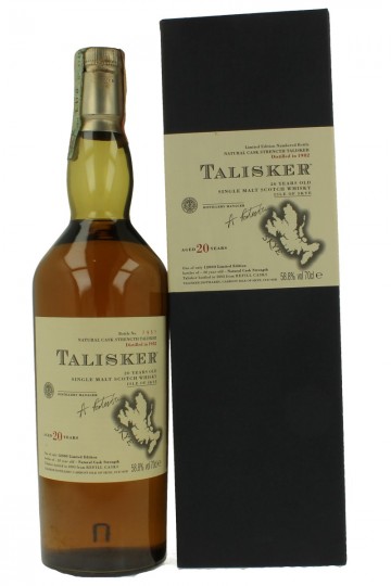 TALISKER 20 years old 1982 2003 70cl 58.8% Ob- Natural cask Strength  limited edition