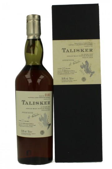 TALISKER 25yo 2001 70cl 59.9% Ob- Natural cask limited edition