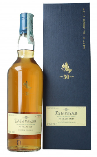 TALISKER  Island Scotch Whisky 30 Year old 2010 edition 70cl 57.3%