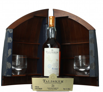 TALISKER  Island Scotch Whisky 34 Years Old 1975 70cl 45.1% Box damaged