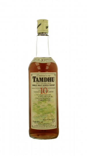 TAMDHU 10 Years Old Bot 80's 75cl 43% OB  - Cinzano Import