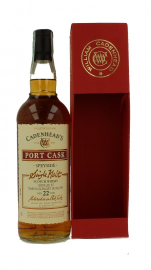 TAMDHU 22 Years old 1991 2014 70cl 57% Cadenhead's - WINE CASK-Port