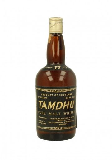 Tamdhu Speyside Scotch Whisky 17 year old Bot.70's 26-2/3 Fl.Ozs 80&deg;proof Cadenhead's - Dumpy
