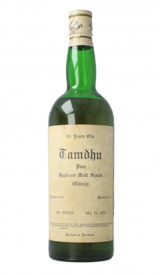 Tamdhu Speyside Scotch Whisky 23 year old 1950 1973 75cl 83 Proof