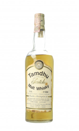 Tamdhu Speyside Scotch Whisky 8 year old - Bot.60's or early 70's 75cl 43% OB- cork cap very very rare