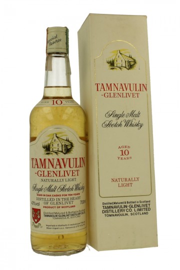 TAMNAVULIN 10 years old Bot in The 90's 70cl 43%