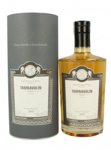 TAMNAVULIN 1993 2013 70cl 54.6% Malt of Scotland - Bourbon Hogs. #13003