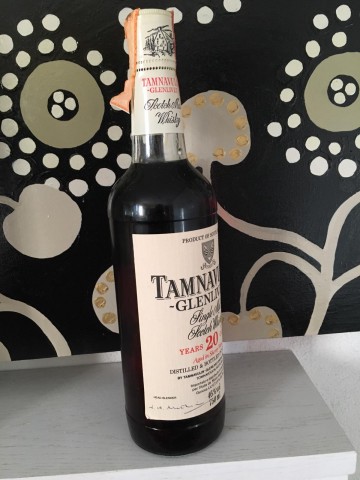 TAMNAVULIN 20yo BOTTLED IN THE  80'S 75cl 46% Moon Imp.