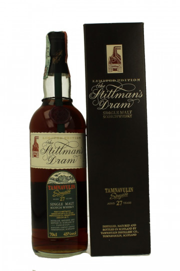 TAMNAVULIN 27 Years old 70cl 45% THE STILLMAN'S DRAM-bad label