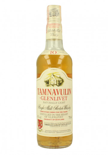 TAMNAVULIN-Glenlivet 10yo Bot.80's 75cl 43% OB - Moon Imp.
