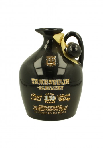 TAMNAVULIN-Glenlivet 12yo Bot.80's 75cl 40% OB - Ceramic Decanter